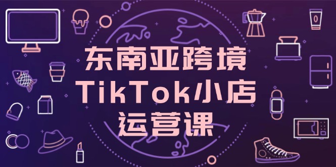东南亚跨境TikTok小店运营课，掌握店铺设置与流量转化核心技巧-森森项目库