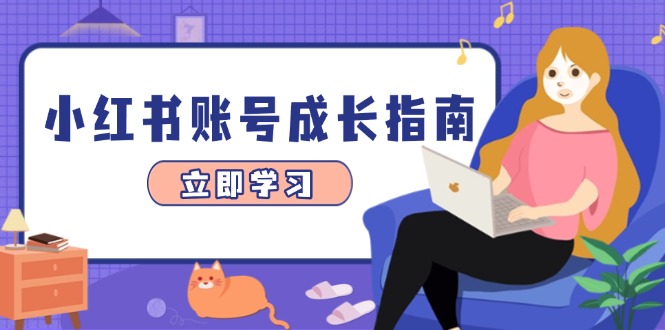 小红书账号成长指南，爆款选题+精准定位+数据分析，系统提升账号变现能力-森森项目库