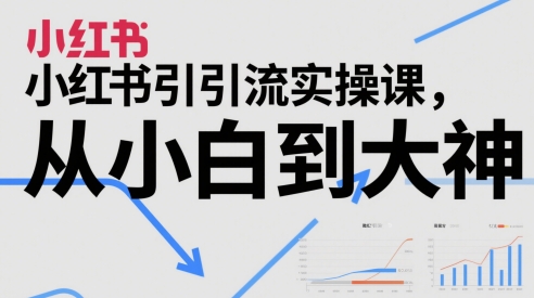 小红书引流实操课，从小白到大神-森森项目库