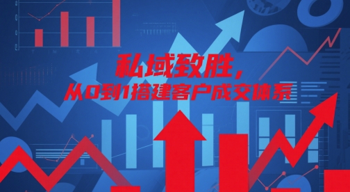私域致胜，从0到1搭建客户成交体系-森森项目库