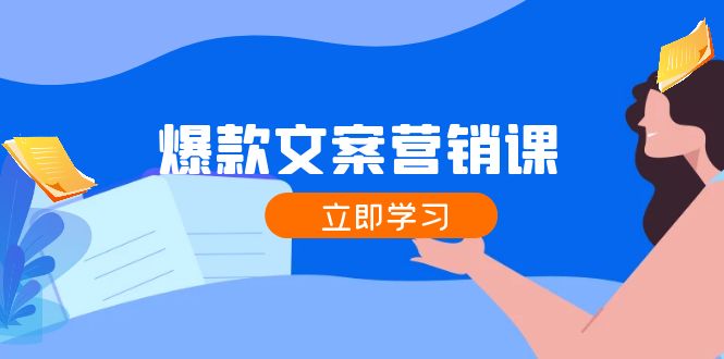 爆款文案营销课：公域转私域，涨粉成交一网打尽，各行业人士必备-森森项目库