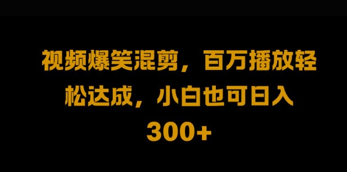 视频号零门槛，爆火视频搬运后二次剪辑，轻松达成日入1k【揭秘】-森森项目库
