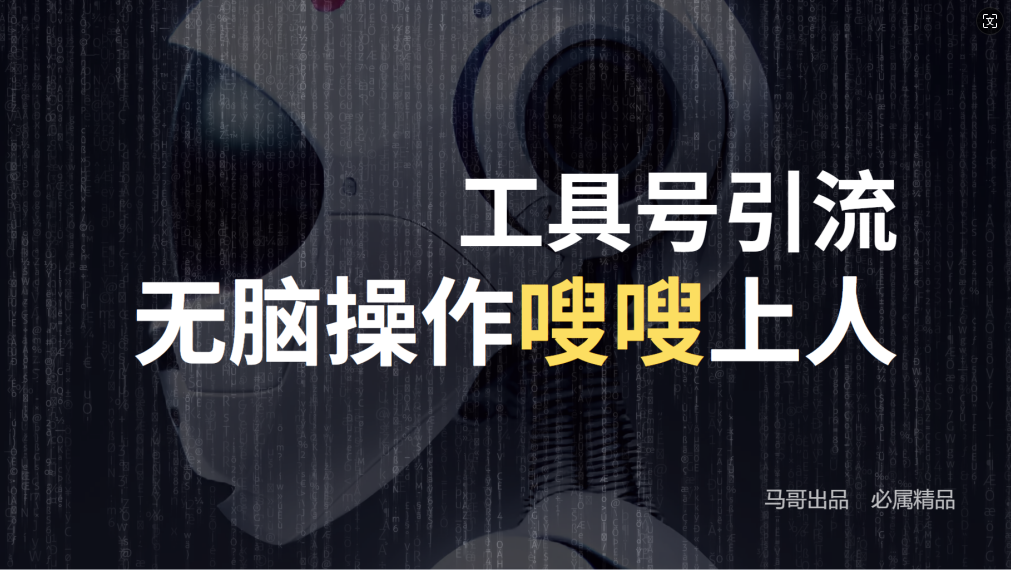 24年抖音最新工具号日引流300+创业粉，日入5000+-森森项目库