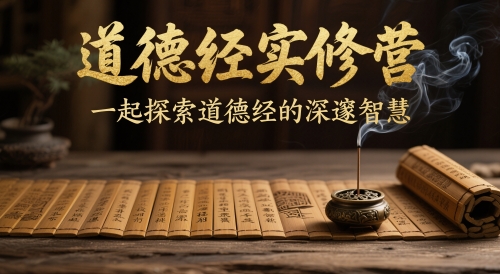 道德经实修营，一起探索道德经的深邃智慧-森森项目库