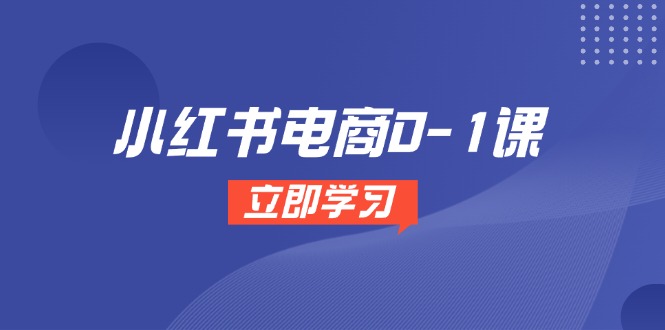 小红书电商0-1课，开店选品全流程，多平台素材处理与爆款笔记制作-森森项目库