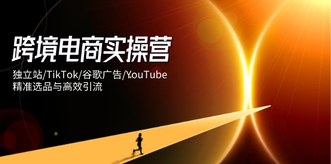 跨境电商实操营：独立站/TikTok/谷歌广告/YouTube，精准选品与高效引流-森森项目库