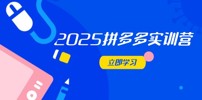 2025拼多多实训营：深度剖析运营关键，助力电商人快速提升-森森项目库