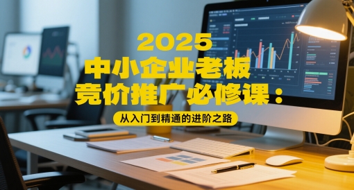 2025中小企业老板竞价推广必修课：从入门到精通的进阶之路-森森项目库