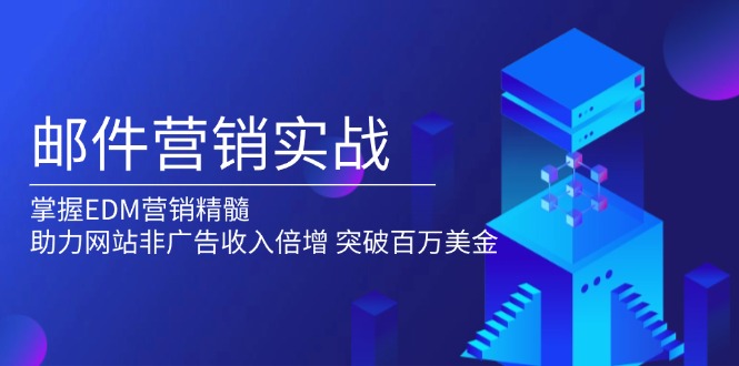 邮件营销实战，掌握EDM营销精髓，助力网站非广告收入倍增，突破百万美金-森森项目库