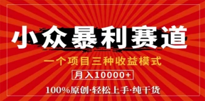 视频号最新爆火赛道，三种可收益模式，0粉新号条条原创条条热门 日入1000+-森森项目库